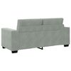 vidaXL Loveseat bank 140 cm fluweel lichtgrijs