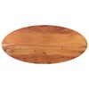 vidaXL Tafelblad ovaal 120x60x2,5 cm massief acaciahout