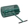vidaXL Compoststrooier 75L Ø40x60 cm staal groen