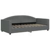 vidaXL Slaapbank 90x190 cm stof donkergrijs
