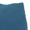 vidaXL Rugkussen Blauw 45 x 20 x 35 cm Cordstof