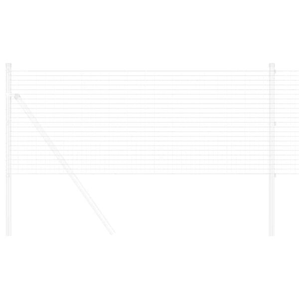 vidaXL Gelaste draadhek Zilver 0.4 x 10 m