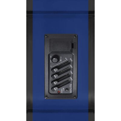 vidaXL Gitaar cutaway met equalizer 6 snaren western klassiek blauw