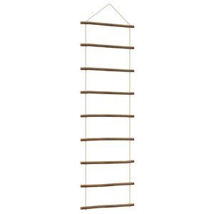 vidaXL Wanddecoratie laddervormig 50x150 cm naturel tak