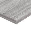 vidaXL Wandschappen 4 st 100x20x1,5 cm bewerkt hout grijs sonoma eiken