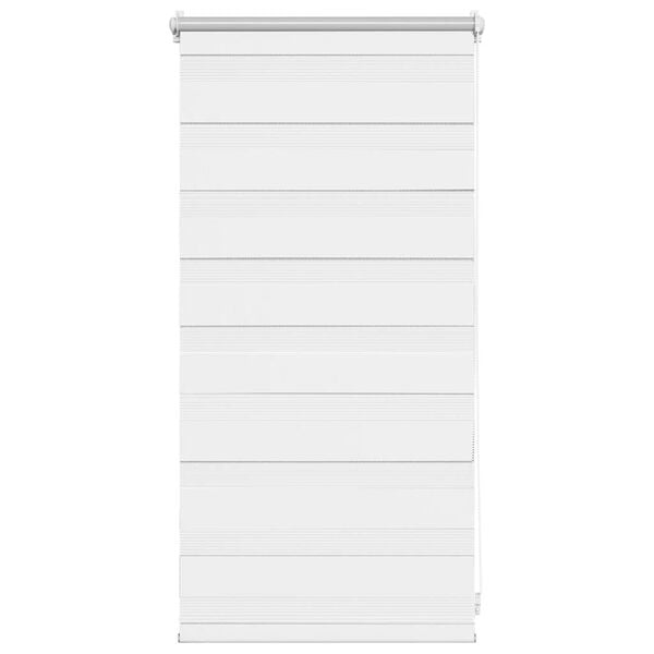 vidaXL Zebra rolgordijn 40,9 x 100 cm stofbreedte 36,7 cm wit