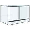 vidaXL Terrarium met opslag Transparant 60 x 40 x 40 cm Glas