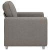 vidaXL Bank Taupe 100 x 77 x 82 cm Stof