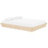vidaXL Bedframe massief hout 150x200 cm
