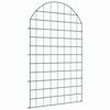 vidaXL Vijverhekken Set 8 st 50 x 80 cm Staal Groen