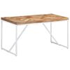vidaXL Eettafel 140x70x76 cm massief acaciahout en mangohout