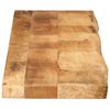 vidaXL Tafelblad met natuurlijke rand 180x30x3,8 cm massief mangohout