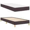 vidaXL Boxspringbed met matras Donkerbruin 80 x 200 cm Stof
