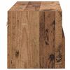 vidaXL TV Wandkasten 2 pcs Oud Hout 60 x 30 x 30 cm Bewerkt hout
