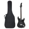 vidaXL Gitaar voor beginners elektrisch met tas 4/4 39" zwart