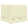 vidaXL Buiten bankkussen 3 pcs Cr&egrave;me Polyester