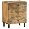 vidaXL Nachtkastje 50x33x60 cm massief mangohout