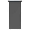 vidaXL Zijscherm Balkon 100% polyester ijzer staal