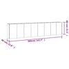 vidaXL Plantenbak verhoogd 360x40x80 cm cortenstaal