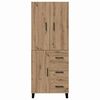 vidaXL Hoge kast met lade 2 pcs Artisan Eiken 69,5 x 34 x 180 cm