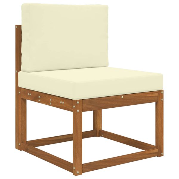 vidaXL Buiten bankkussen 2 pcs Cr&egrave;me Polyester