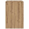 vidaXL Wasmachinekast Artisan Eiken 87 x 60 x 89 cm Bewerkt hout