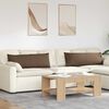 vidaXL Sofa Kussens 2 stuks Bruin 120 x 40 cm Stof