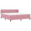 vidaXL Boxspringbed met matras Roze 180 x 200 cm Fluweel