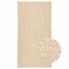 vidaXL Vloerkleed ZIZUR beige binnen en buiten 60x110 cm jute look
