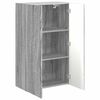 vidaXL TV-wandkast Grijs Sonoma 59,5 x 31 x 100 cm Bewerkt hout