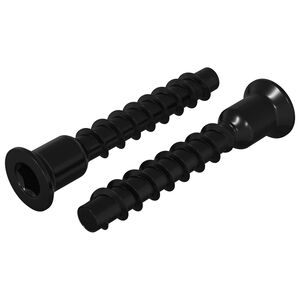 vidaXL Socket cap head schroef 2 st Zwart 7 x 40 mm IJzer