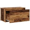vidaXL Halbankje 80x40x45 cm bewerkt hout oud houtkleurig