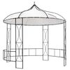 vidaXL Prieel rond 300x290 cm wit