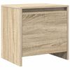 vidaXL Nachtkastjes 2 st 45x34x44,5 cm bewerkt hout sonoma eikenkleur