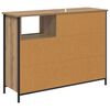 vidaXL Dressoir Artisan Eiken 100 x 33 x 75 cm Bewerkt hout