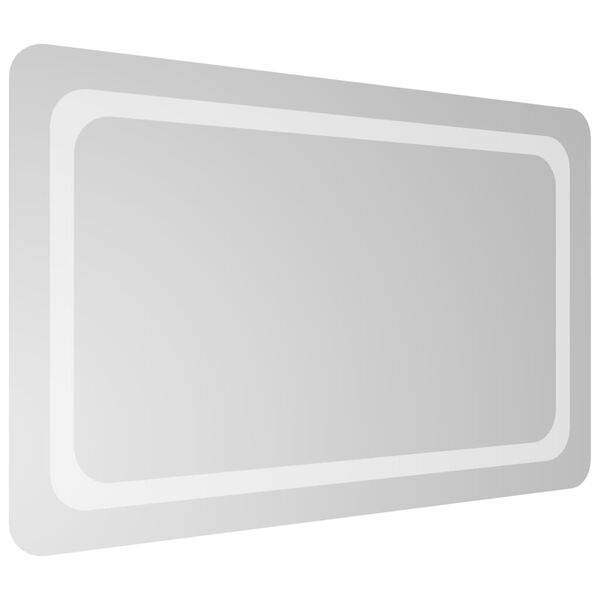 vidaXL Badkamerspiegel LED 50x80 cm