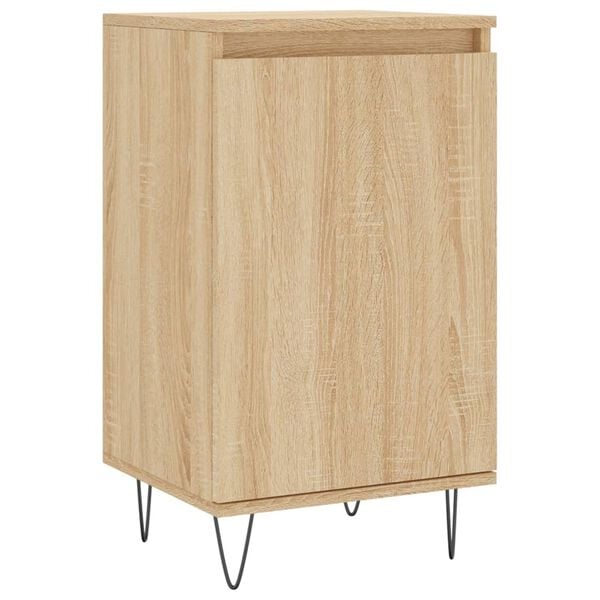 vidaXL Dressoir 40x35x70 cm bewerkt hout sonoma eikenkleurig