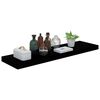 vidaXL Wandschappen zwevend 2 st 90x23,5x3,8 cm MDF hoogglans zwart