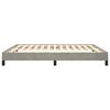vidaXL Bedframe zonder matras 180x200 cm fluweel lichtgrijs