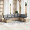 vidaXL Tuin Sofa Set met kussen 8 pcs poly rattan