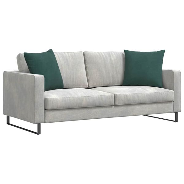 vidaXL Sofa Kussens 2 stuks Donkergroen 50 x 50 cm Cordstof