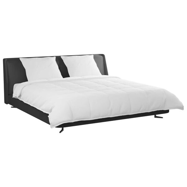 vidaXL Dekbed Set met kussen 3 pcs Wit Donsveertjes