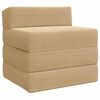 vidaXL Vouwbare Bankbed 2-zits Groen Grijs 70 x 60 x 63 cm Katoen Stof