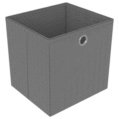 vidaXL Kast met 9 vakken met boxen 103x30x107,5 cm stof grijs