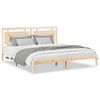 vidaXL Bedframe extra lang zonder matras massief hout 200x220 cm