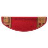 vidaXL Trapmatten zelfklevend 15 st 65x21x4 cm rood