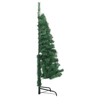 vidaXL Kunstkerstboom hoek 150 cm PVC groen