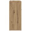 vidaXL Schoenenkast 60x35x84 cm bewerkt hout artisanaal eikenkleur
