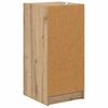vidaXL Dressoir artisanaal eikenkleurig 35 x 37 x 76 cm Bewerkt hout