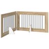 vidaXL Opvouwbaar hondenhek met standaards 2 pcs Sonoma Eiken 200,5 cm